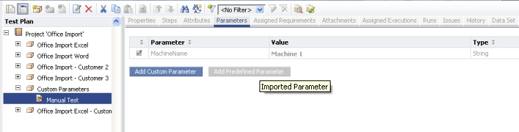 Imported Parameter