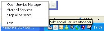 SilkCentral Service Manager