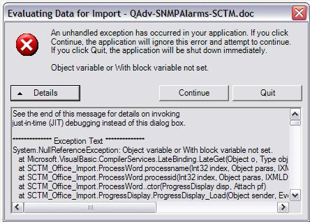 OIT Error