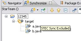 STEC Sync Excluded